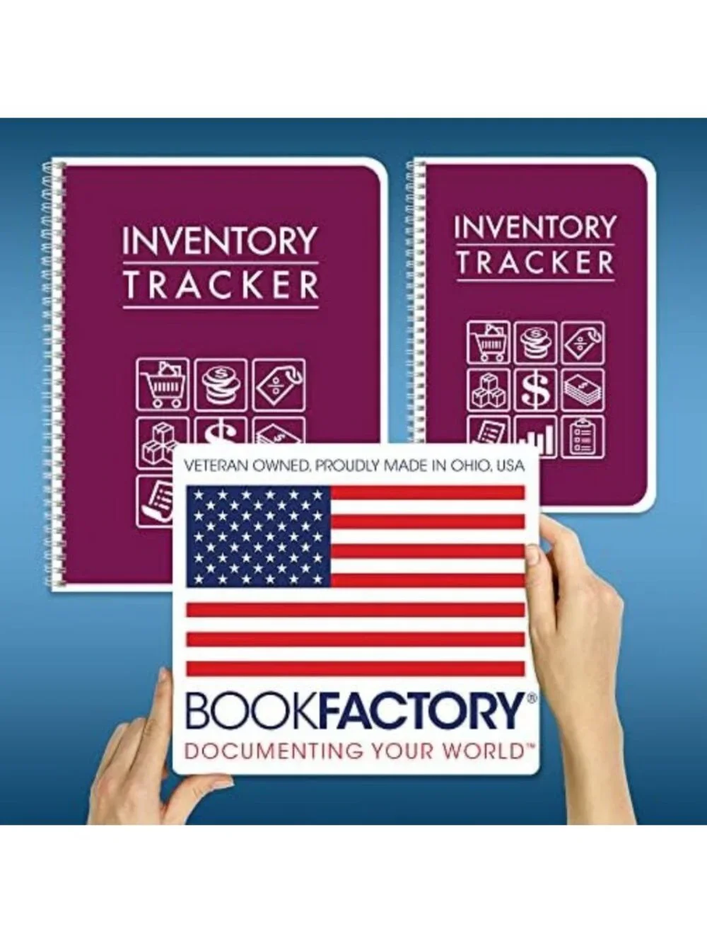 Inventory Log Book - 100 Pages, Wire-O Bound, Perfect for Organizing & Tracking